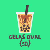 GELAS OVAL (50)