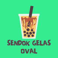 SENDOK GELAS OVAL